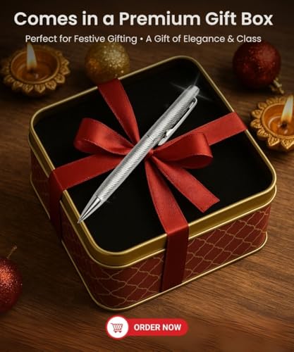 Silver 925 Pure Sterling Pen – Luxury Engraved Design — view 3